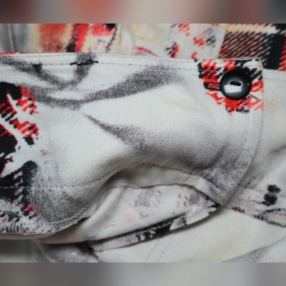 RARE MORGAN ❤️ A line pleated punk plaid mini skirt with chain never worn - Picture 8 of 8